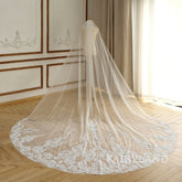 Vintage lace bridal veil glitter sequins wedding veil gorgeous church bridal veil