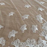 Cathedral Length Lace Wedding Veil – Soft Tulle Bridal Veil with Floral Appliqué Edge