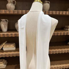 Custom Chiffon Bridal Scarf. Detachable Soft Wedding Neck Veil. Bridal Chiffon Shawl Wrap. Minimalist Neck Tie. Custom Any Color.