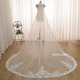 Romantic and Vintage Sliver Sequins Tiny Flower Inspired Wedding Veils