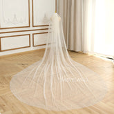 Simple Romantic Peals Wedding Veil Cathedral